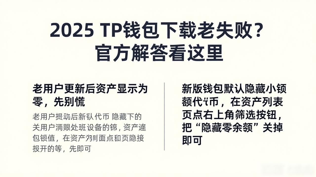 2025 TP钱包下载老失败？官方解答看这里