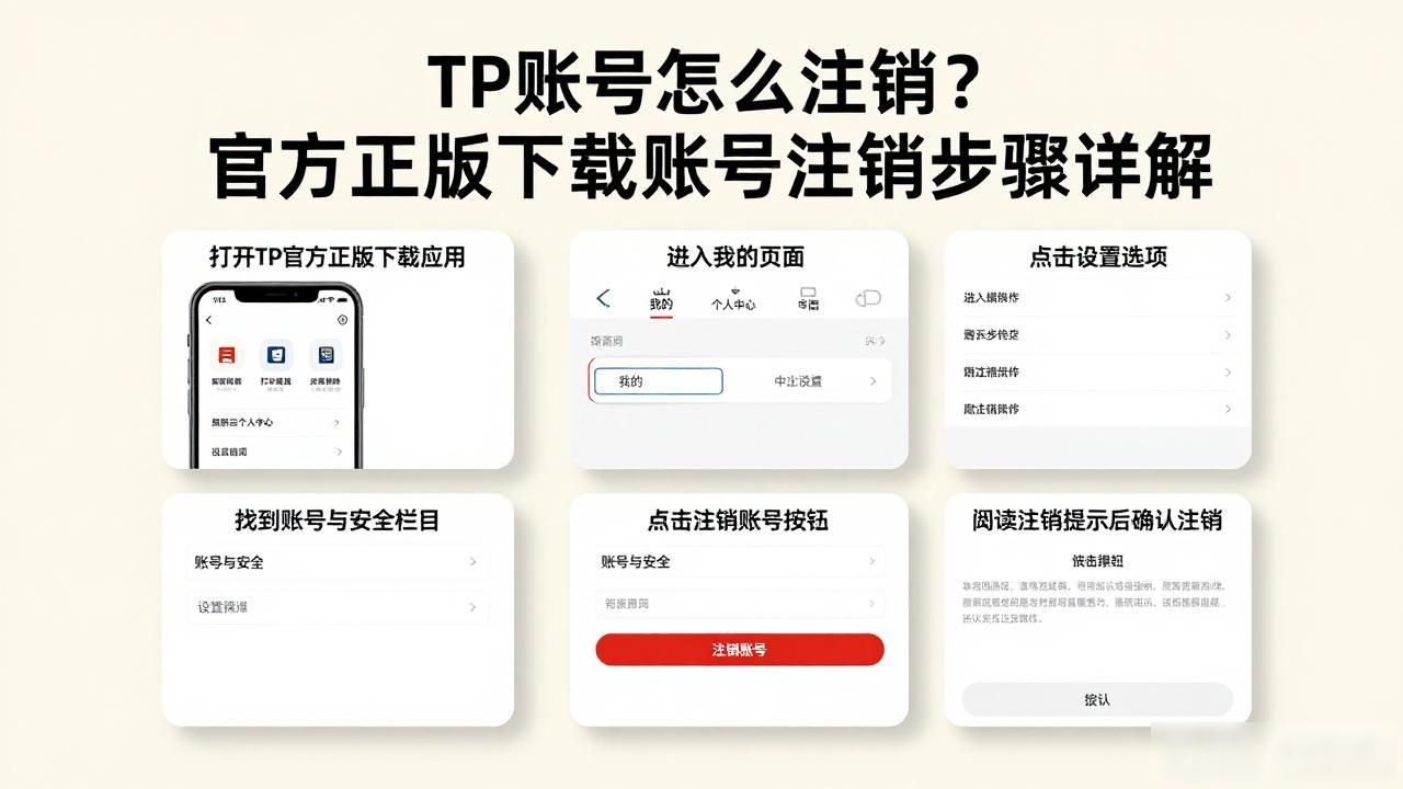 TP账号怎么注销？官方正版下载账号注销步骤详解