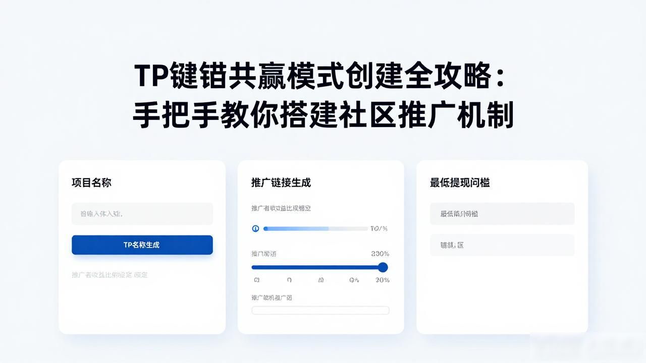 TP钱包共赢模式创建全攻略:手把手教你搭建社区推广机制