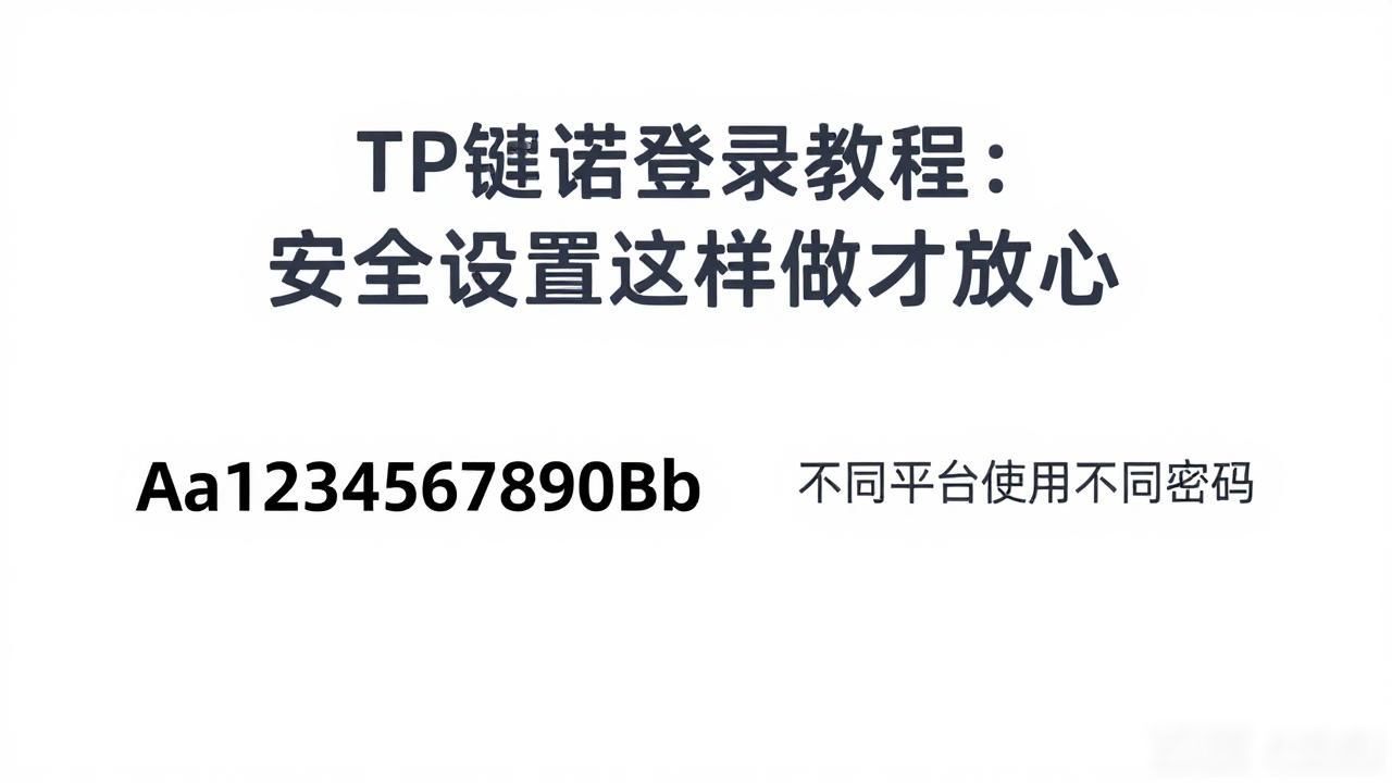 TP钱包登录教程:安全设置这样做才放心