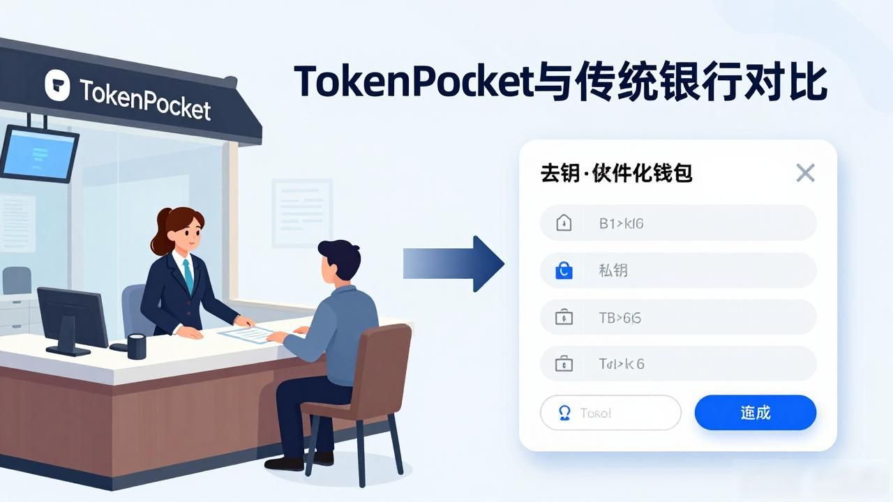 TokenPocket与传统银行对比,数字资产未来值不值得看好