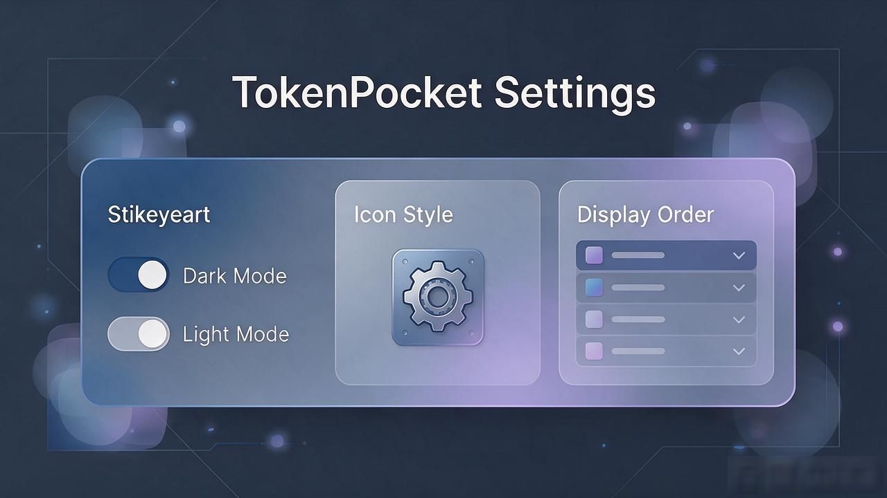 TokenPocket设置选项怎么用,个性化功能全解析