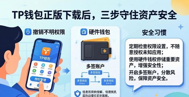 TP钱包正版下载后，三步守住资产安全