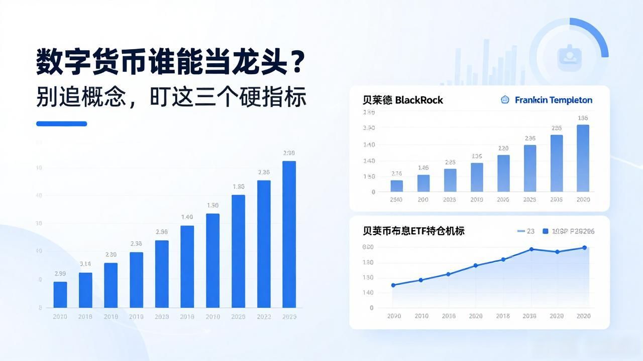 数字货币谁能当龙头？别追概念，盯这三个硬指标