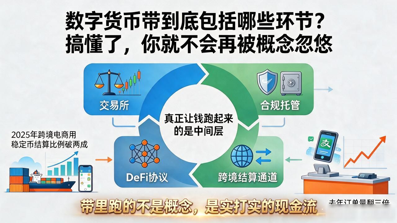 数字货币带到底包括哪些环节？搞懂了，你就不会再被概念忽悠