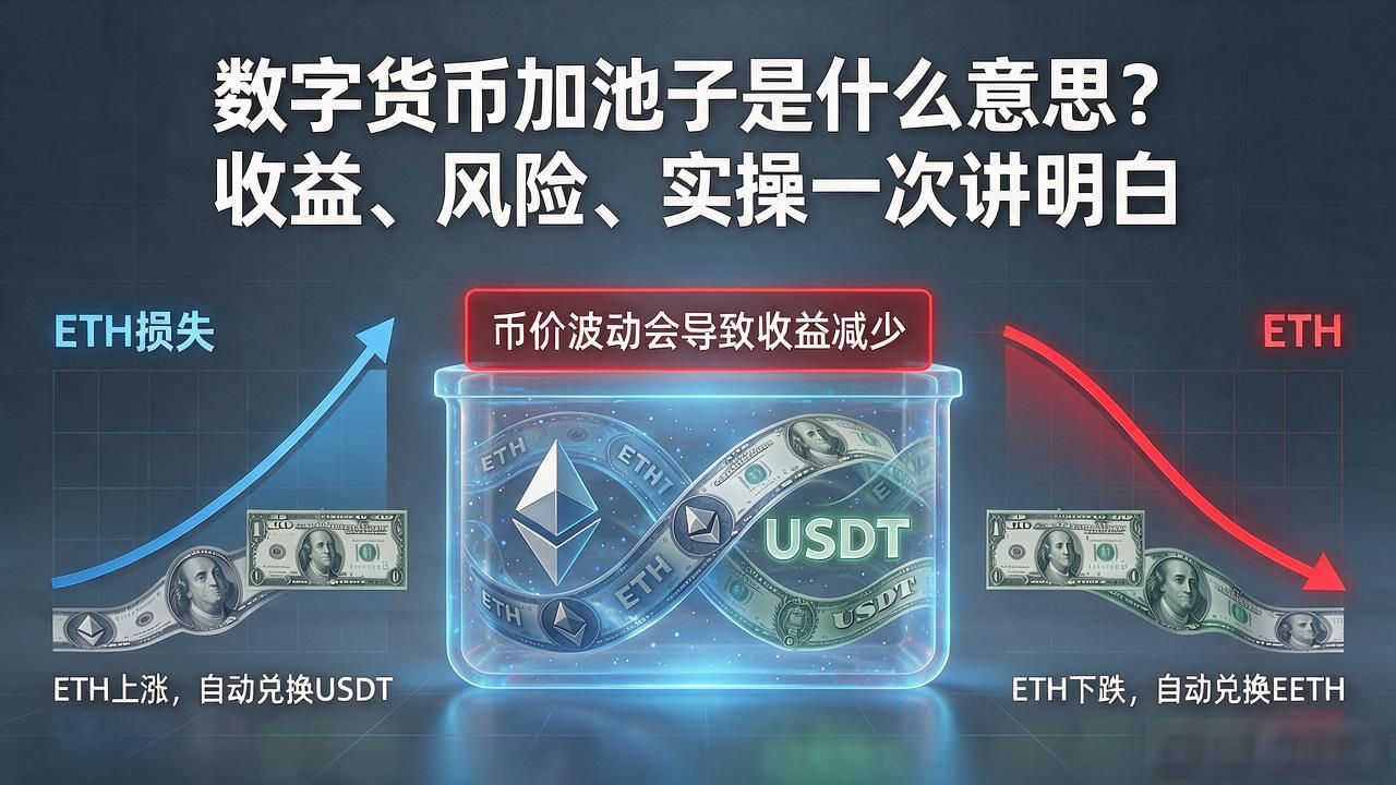 数字货币加池子是什么意思？收益、风险、实操一次讲明白