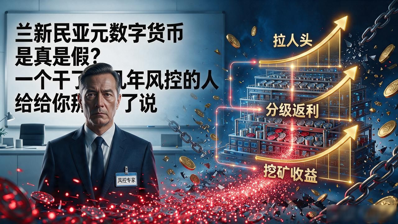 兰新民亚元数字货币是真是假？一个干了十几年风控的人给你掰开了说