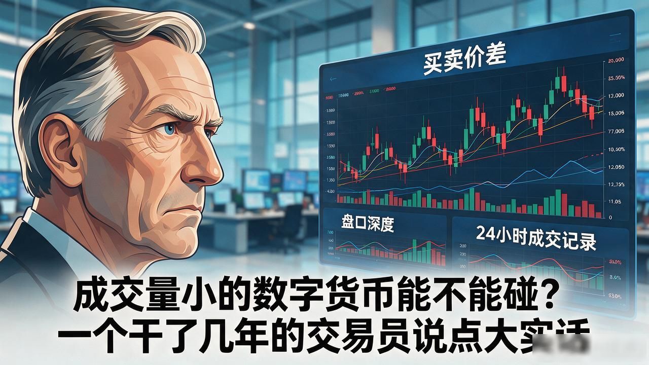 成交量小的数字货币能不能碰？一个干了几年的交易员说点大实话