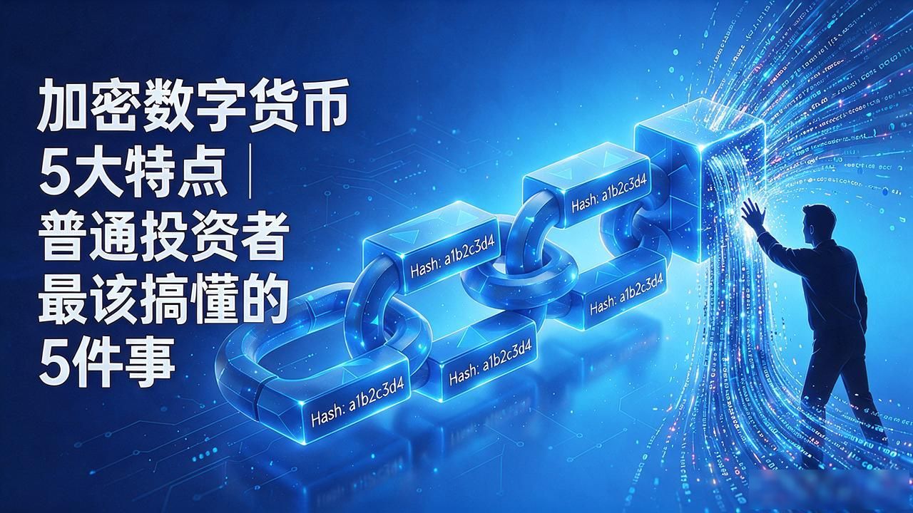 加密数字货币5大特点 | 普通投资者最该搞懂的5件事