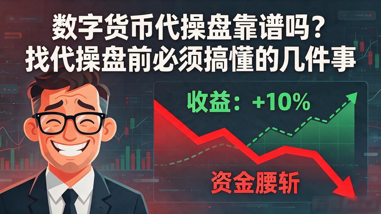 数字货币代操盘靠谱吗?找代操盘前必须搞懂的几件事