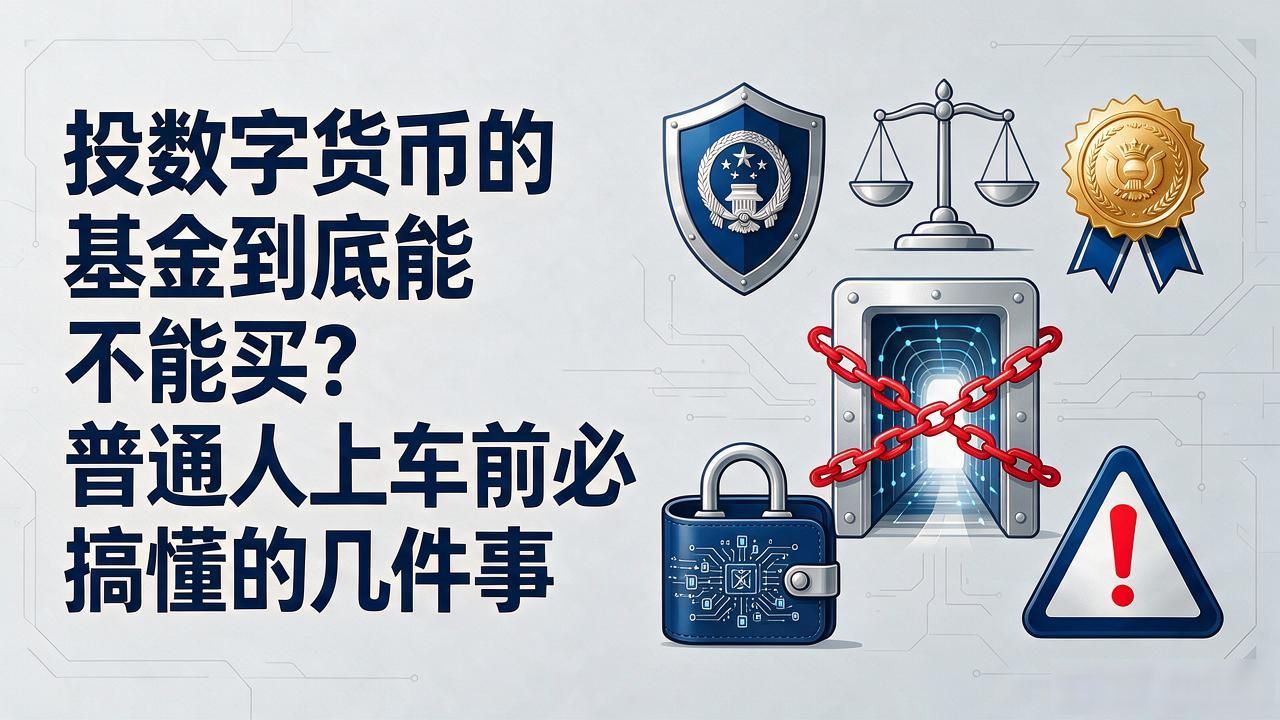 投数字货币的基金到底能不能买?普通人上车前必须搞懂的几件事