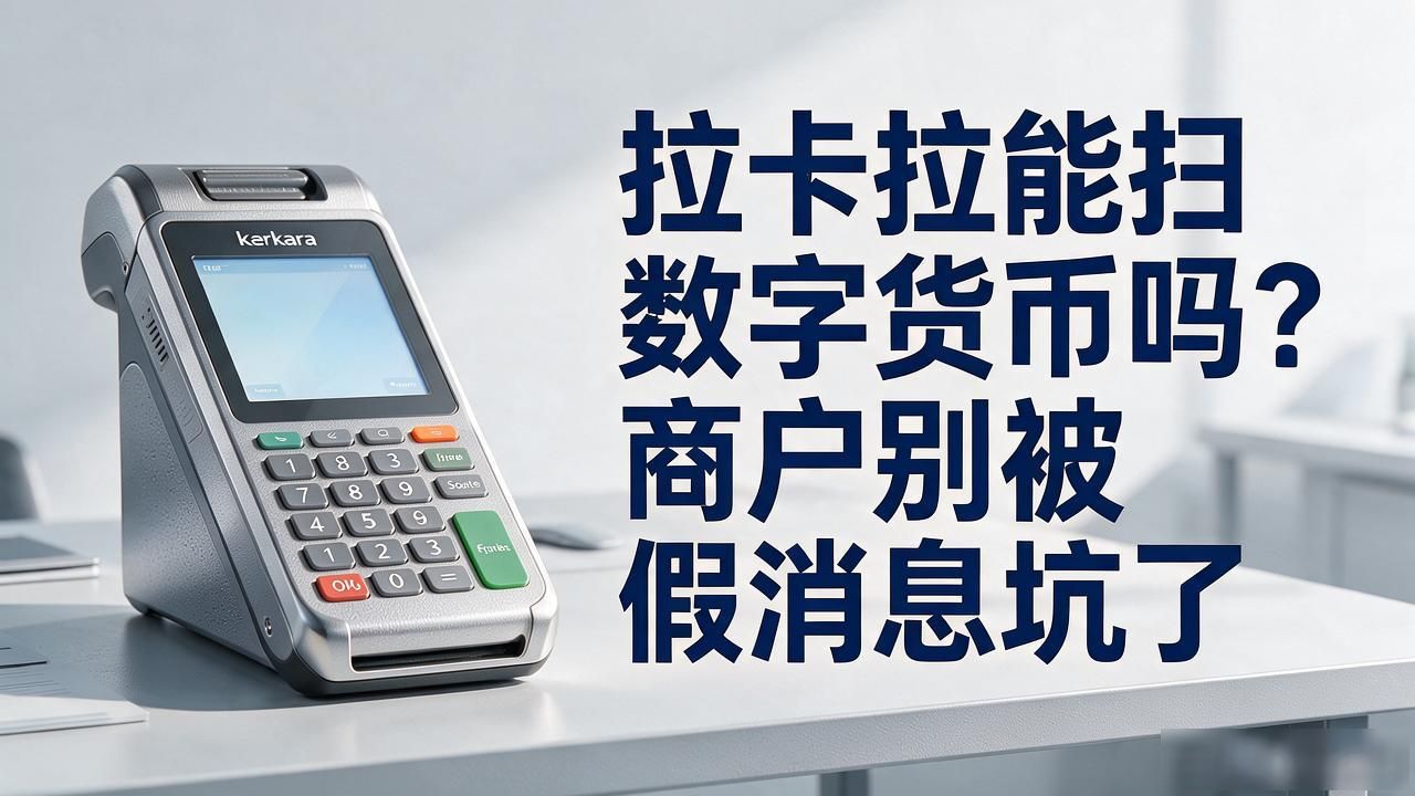 拉卡拉能扫数字货币吗？商户别被假消息坑了
