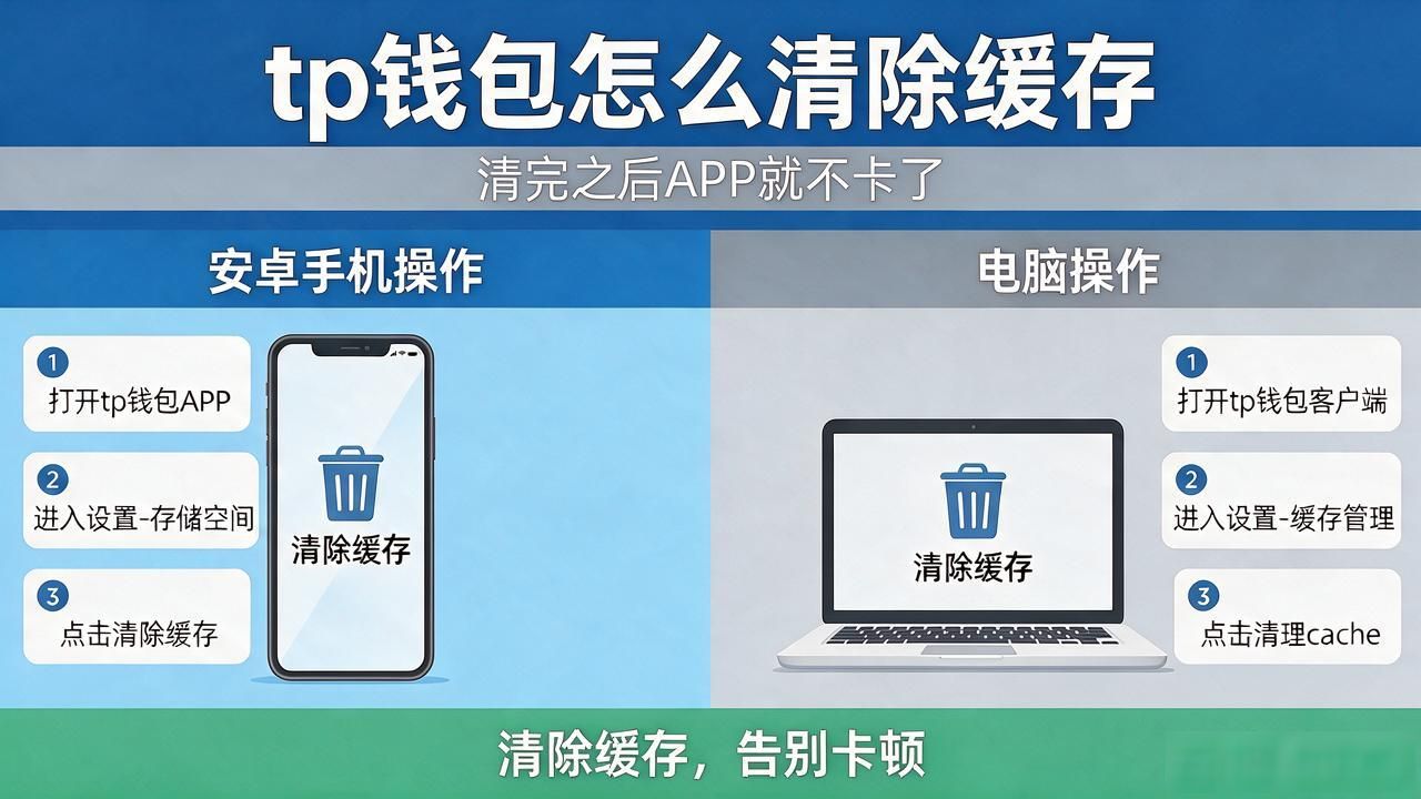 tp钱包怎么清除缓存，清完之后APP就不卡了，附安卓和电脑操作步骤