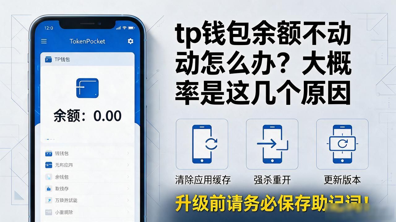 tp钱包余额不动怎么办?大概率是这几个原因