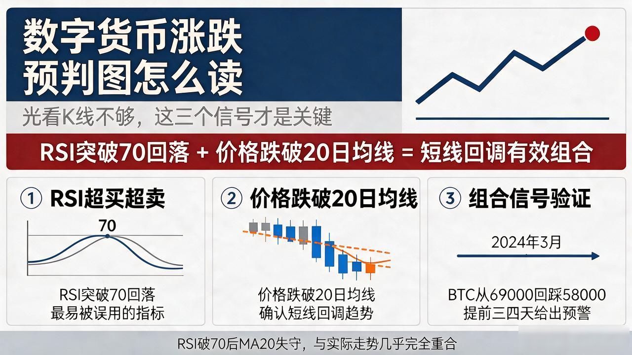 数字货币涨跌预判图怎么读,光看K线不够,这三个信号才是关键