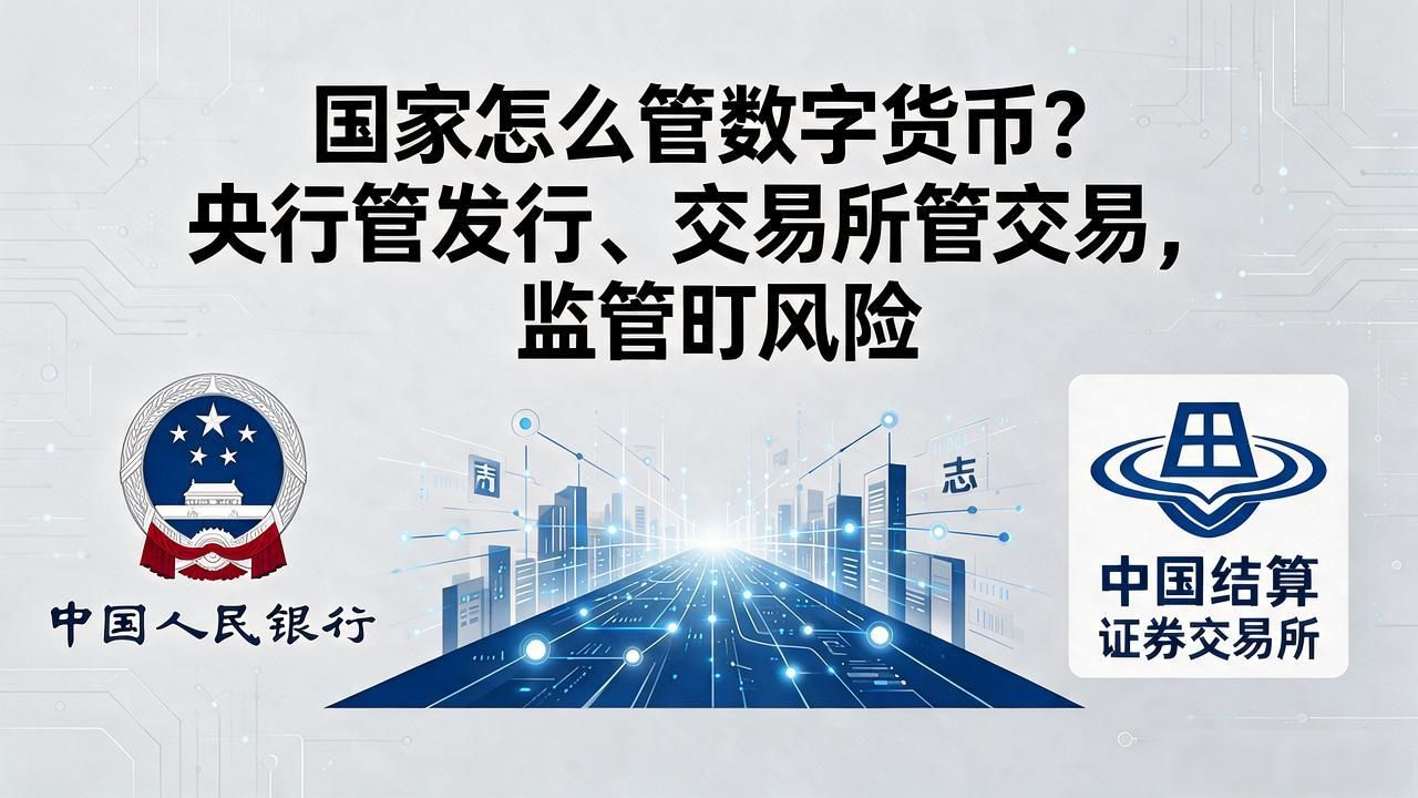 国家怎么管数字货币?央行管发行、交易所管交易,监管盯风险
