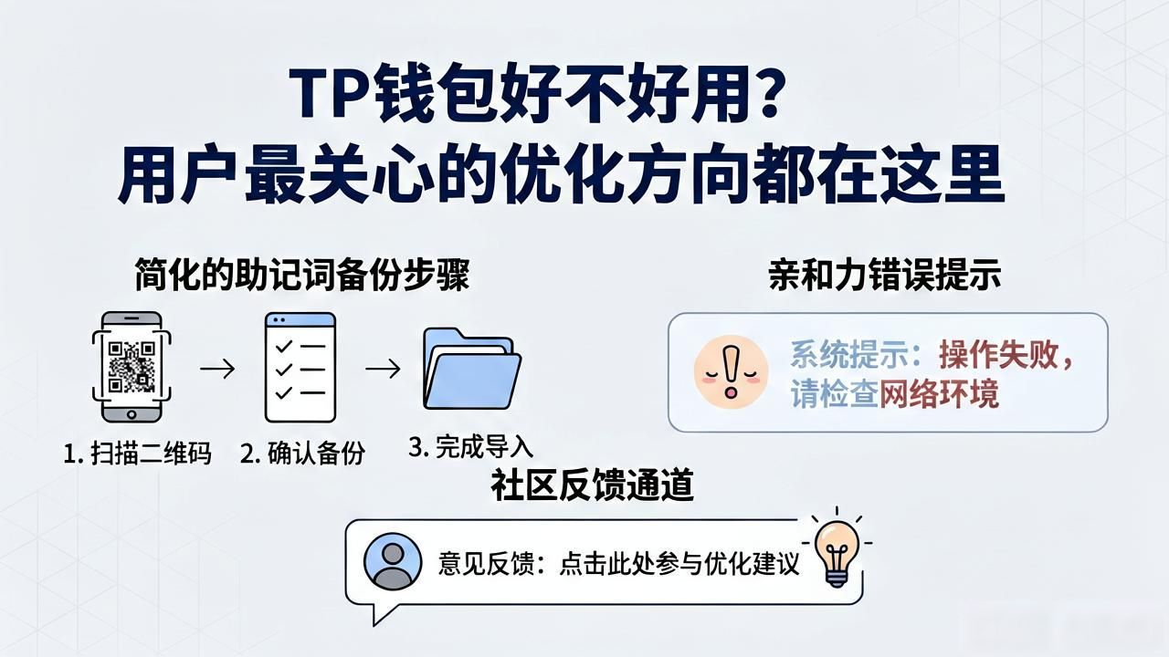 TP钱包好不好用?用户最关心的优化方向都在这里
