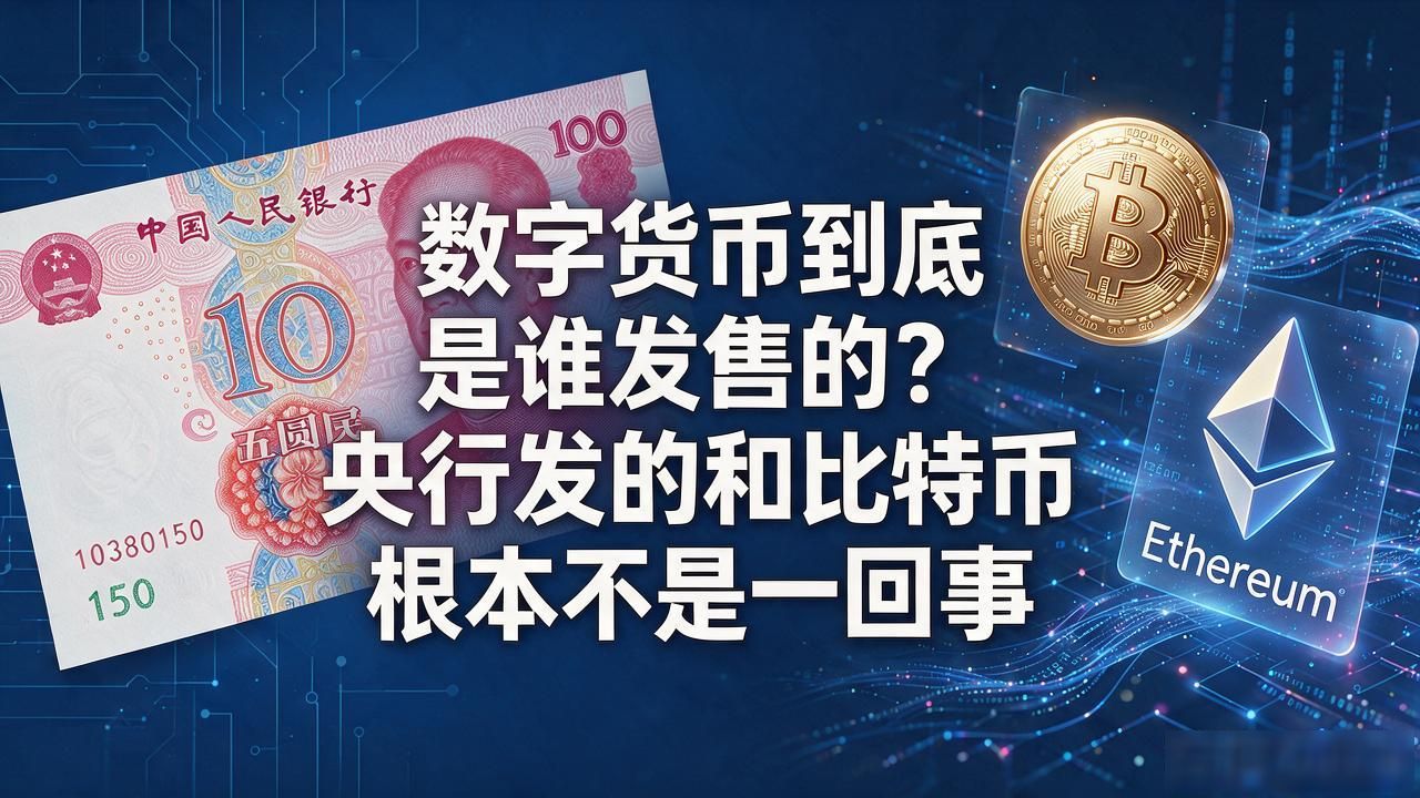 数字货币到底是谁发售的?央行发的和比特币根本不是一回事