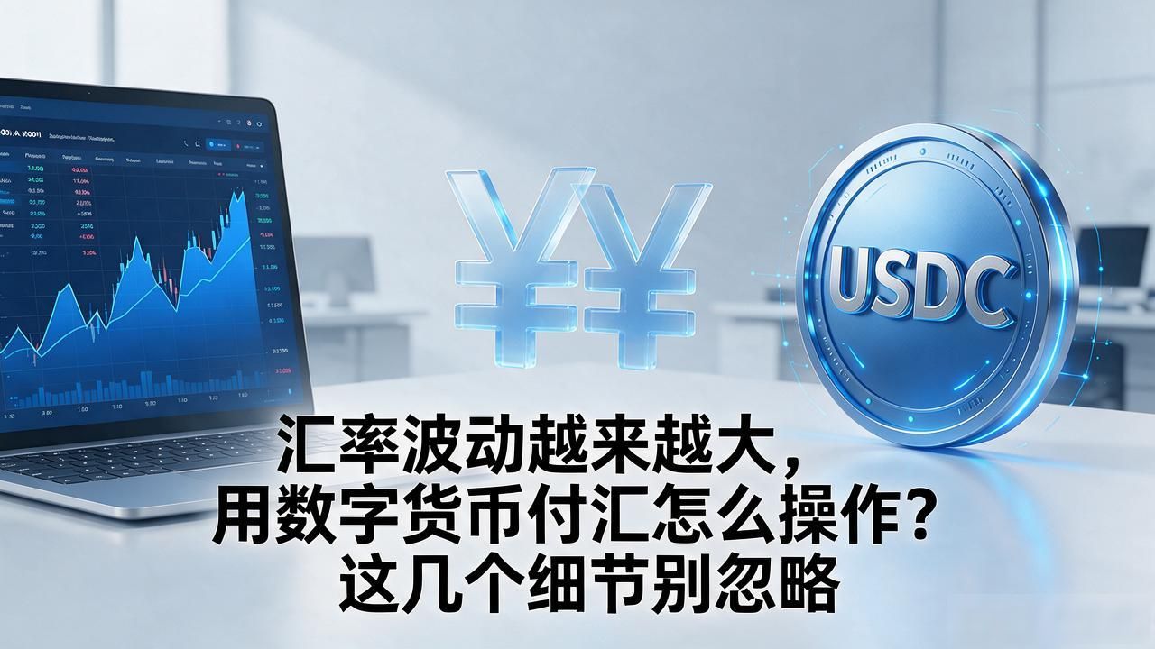汇率波动越来越大，用数字货币付汇怎么操作？这几个细节别忽略