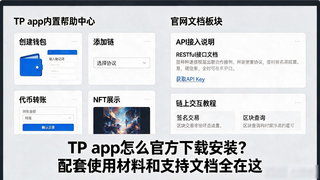 TP app怎么官方下载安装？配套使用材料和支持文档全在这