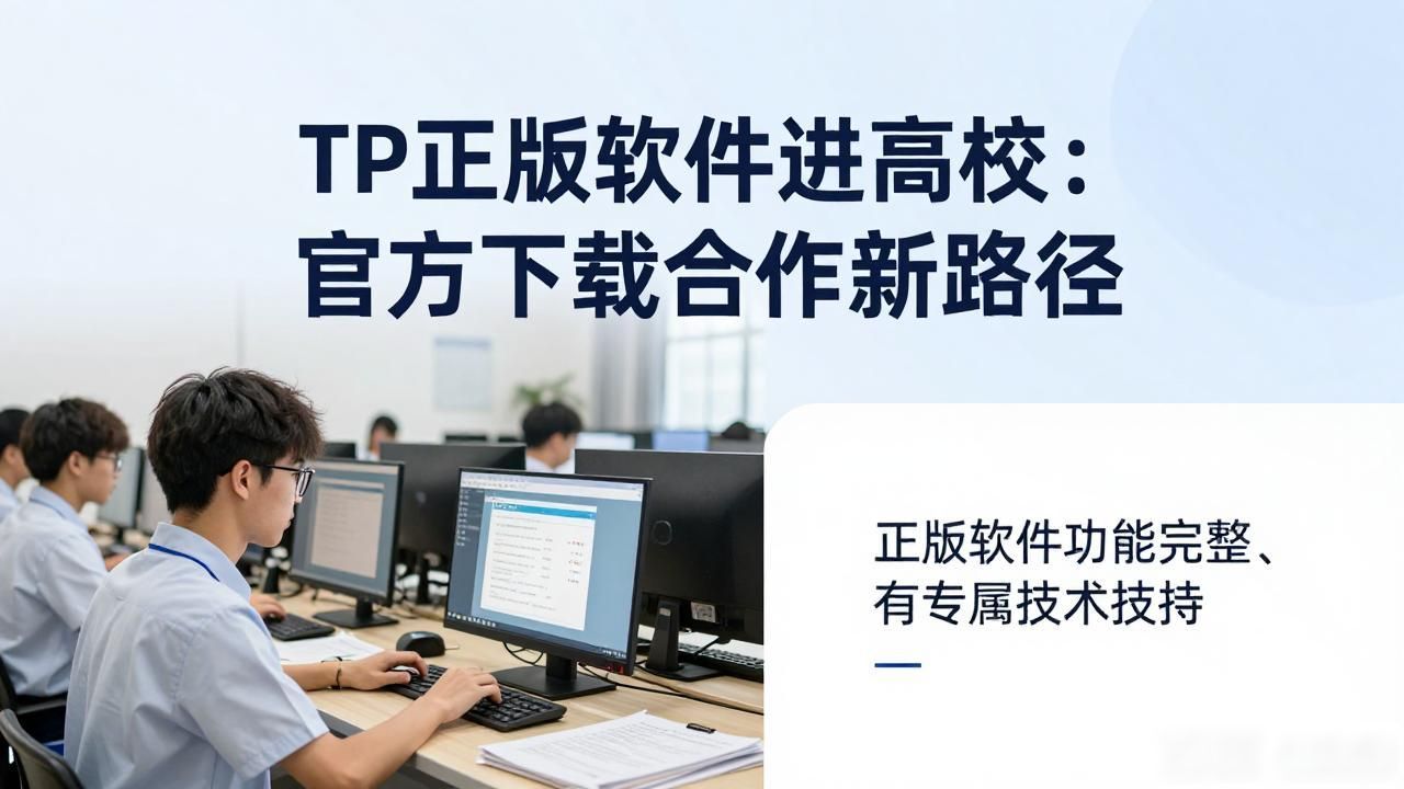 TP正版软件进高校:官方下载合作新路径