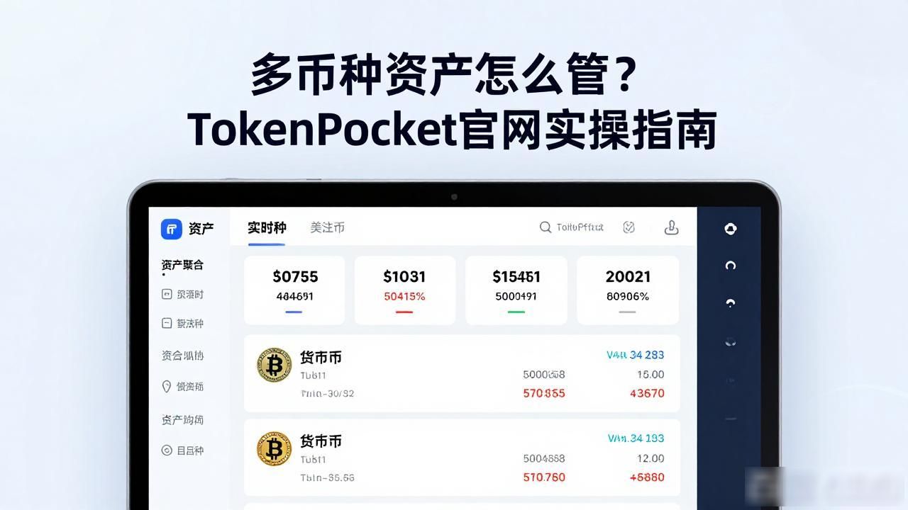 多币种资产怎么管?TokenPocket官网实操指南