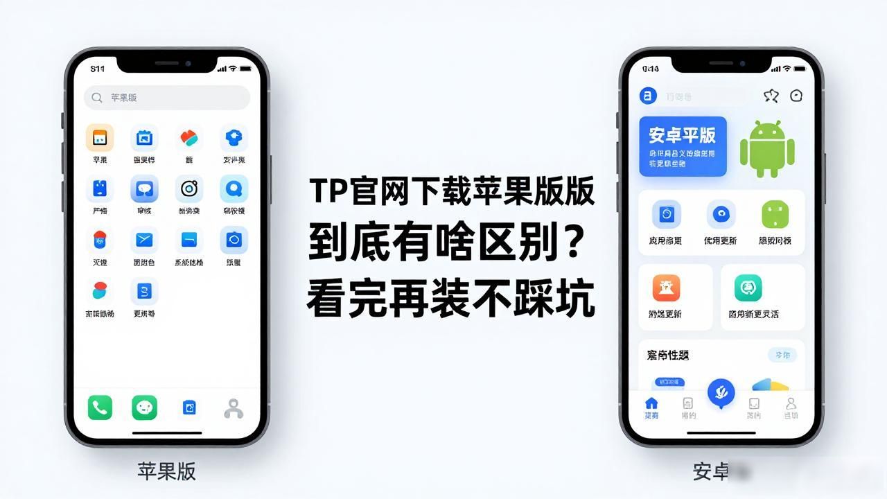 TP官网下载苹果版和安卓版到底有啥区别？看完再装不踩坑