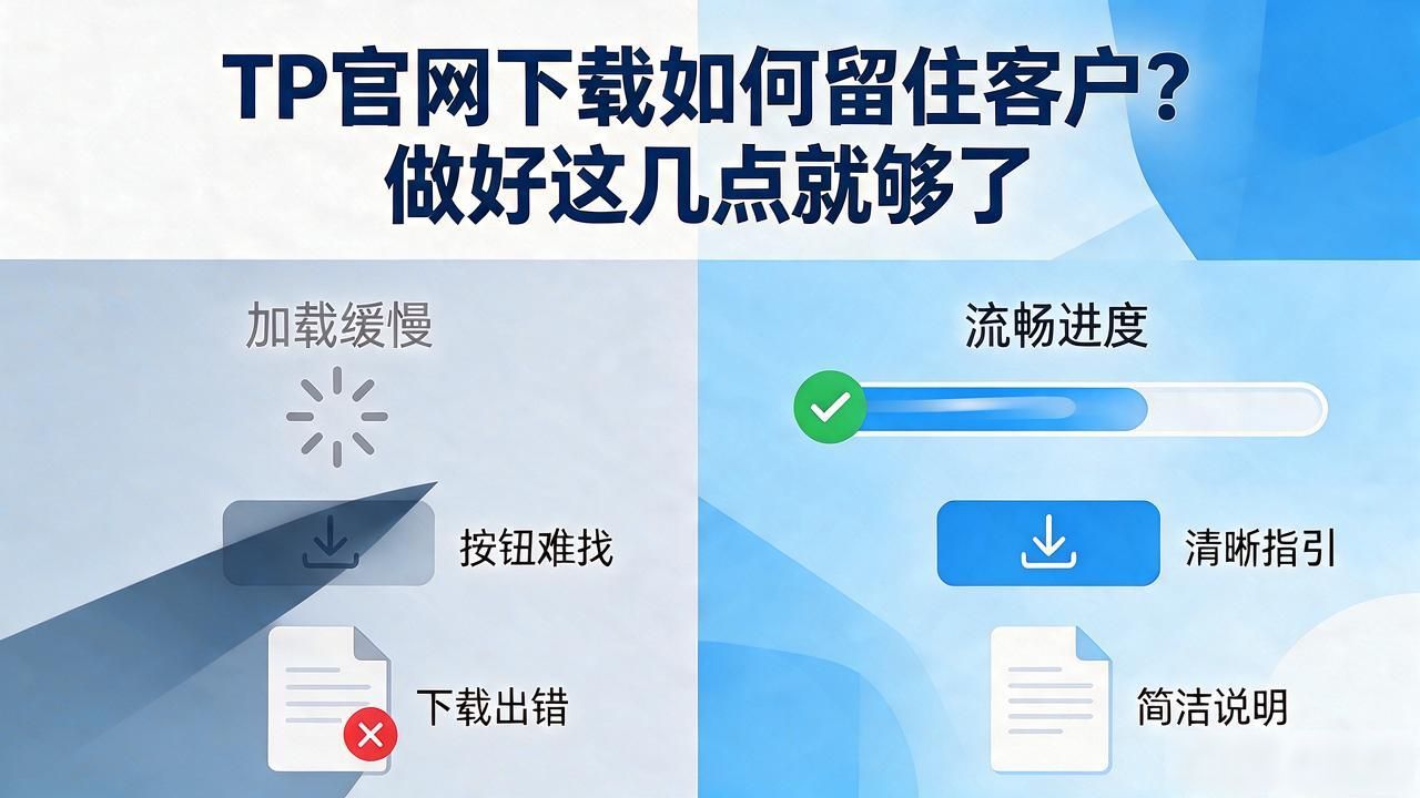 TP官网下载如何留住客户？做好这几点就够了