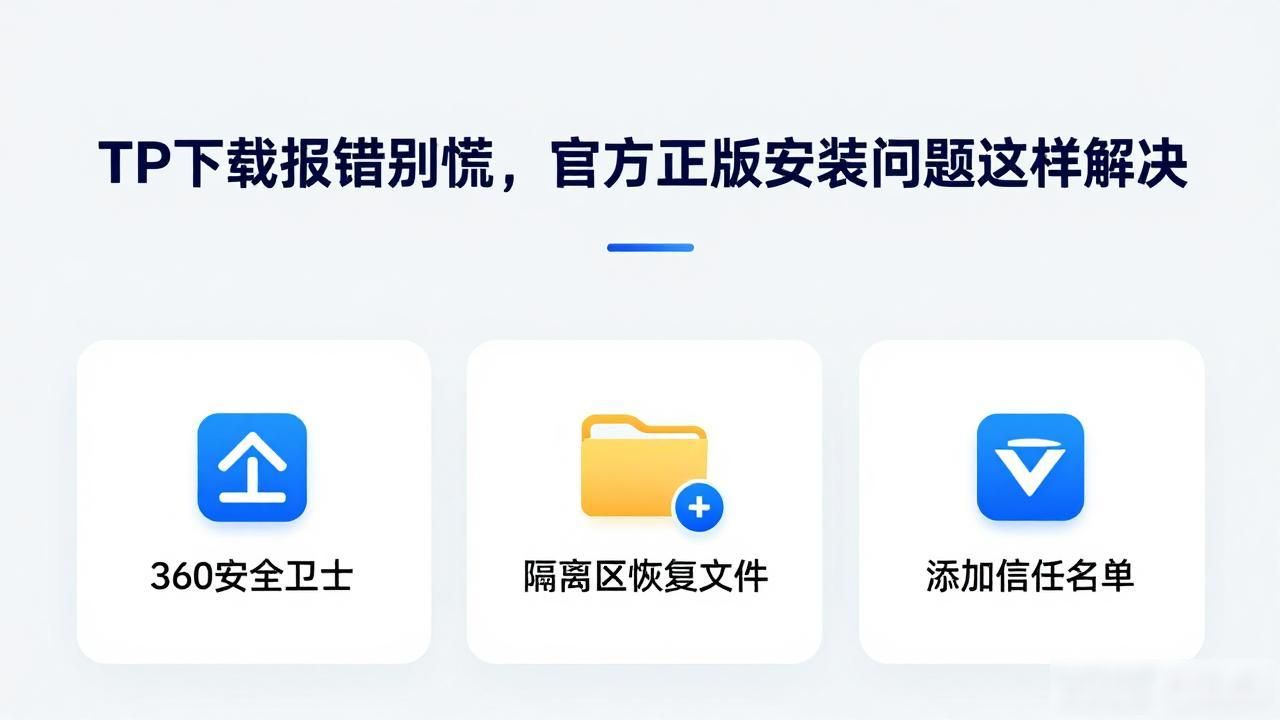 TP下载报错别慌,官方正版安装问题这样解决