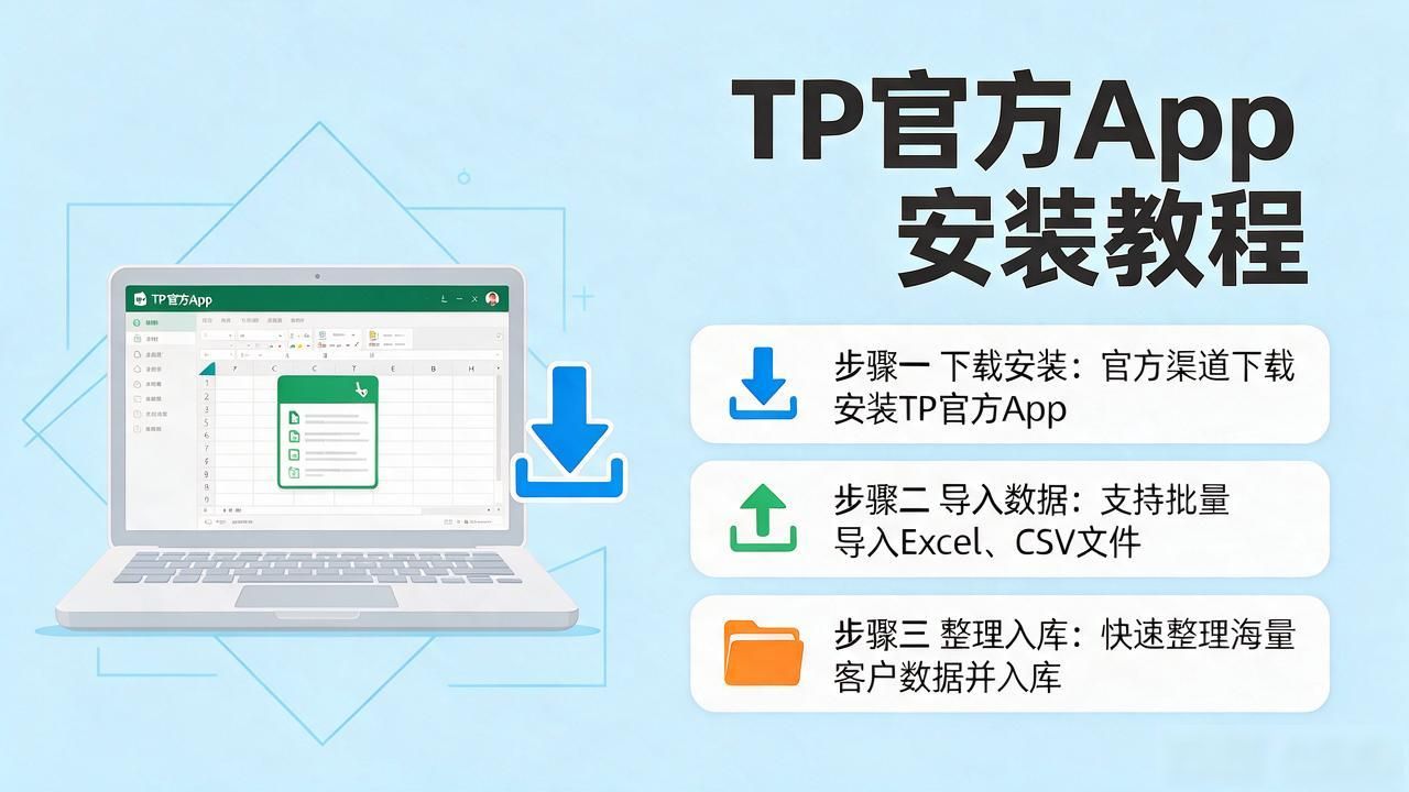 TP官方App下载安装教程：三步搞定客户管理